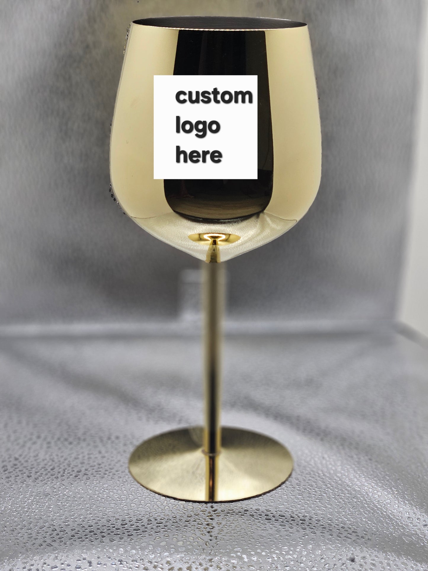 Personalized/Custom Stainless Steel Wine Glass Set